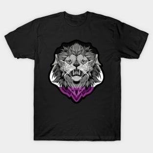 illustrated LION PRIDE series (asexual pride flag) T-Shirt